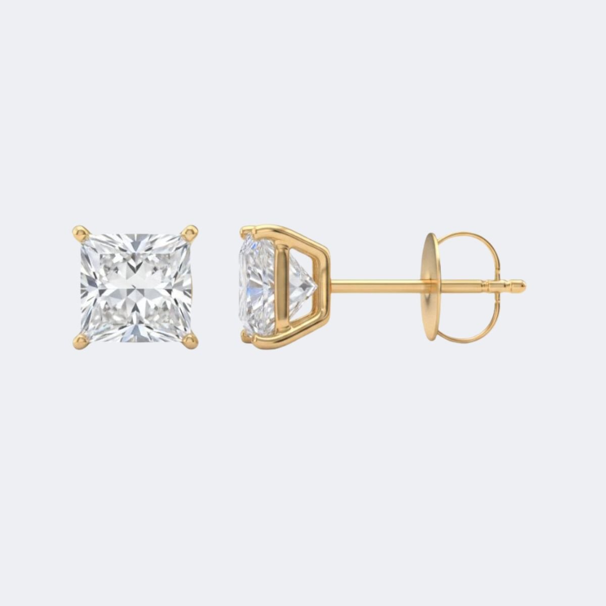 2.00CTW Prince 4-Prong Stud Earring