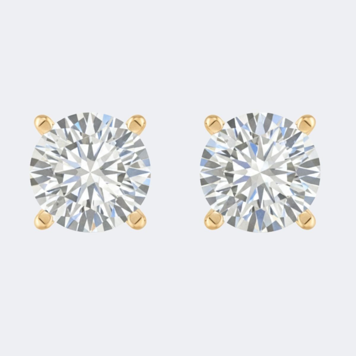 1.00CTW Round 4-Prong Classic Stud