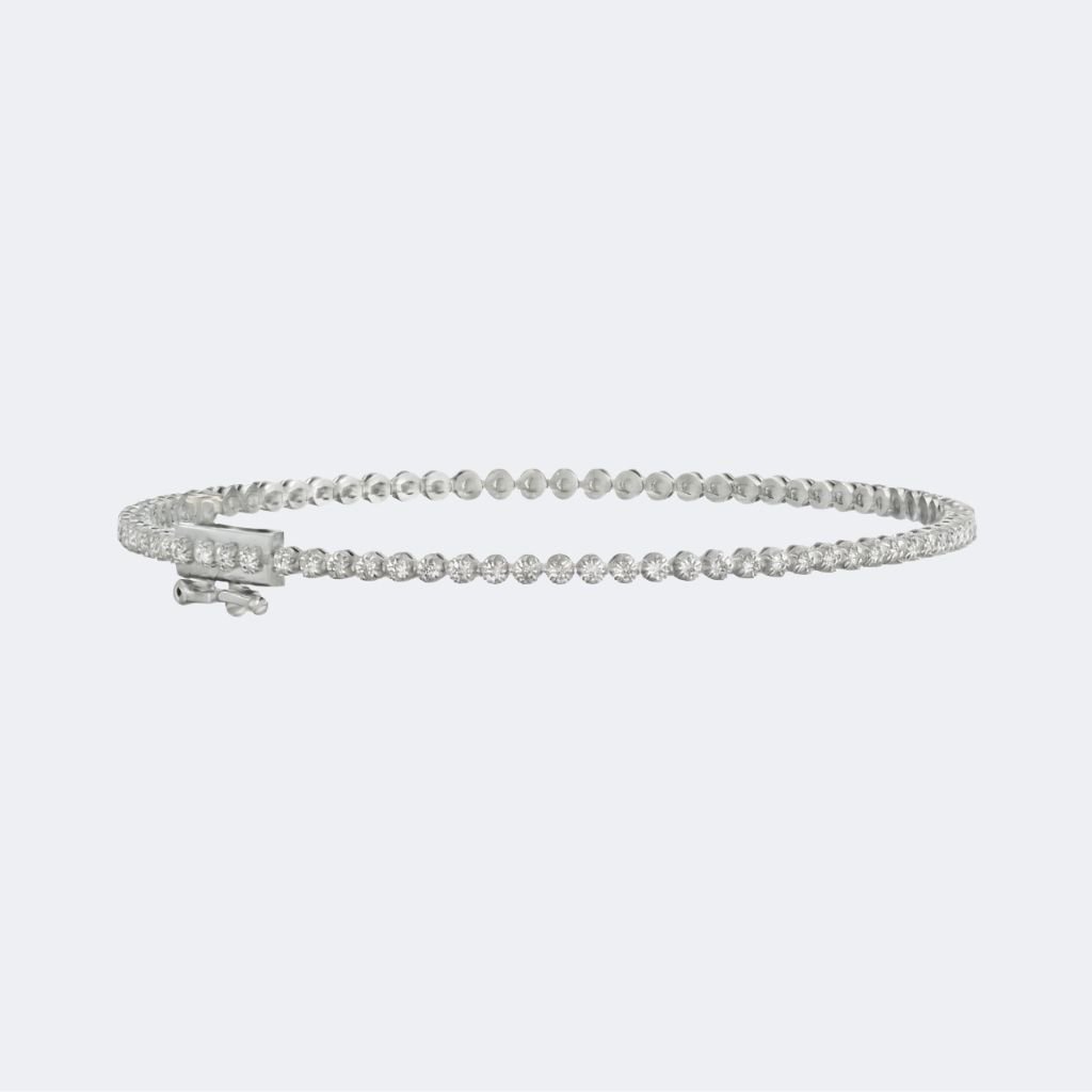 3.100CTW Round Diamond Tennis Bracelet