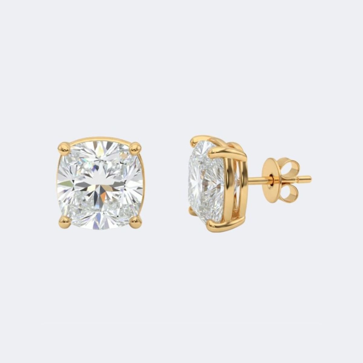 2.10CTW Round Cut Pav? Set Large Hoop Earrings