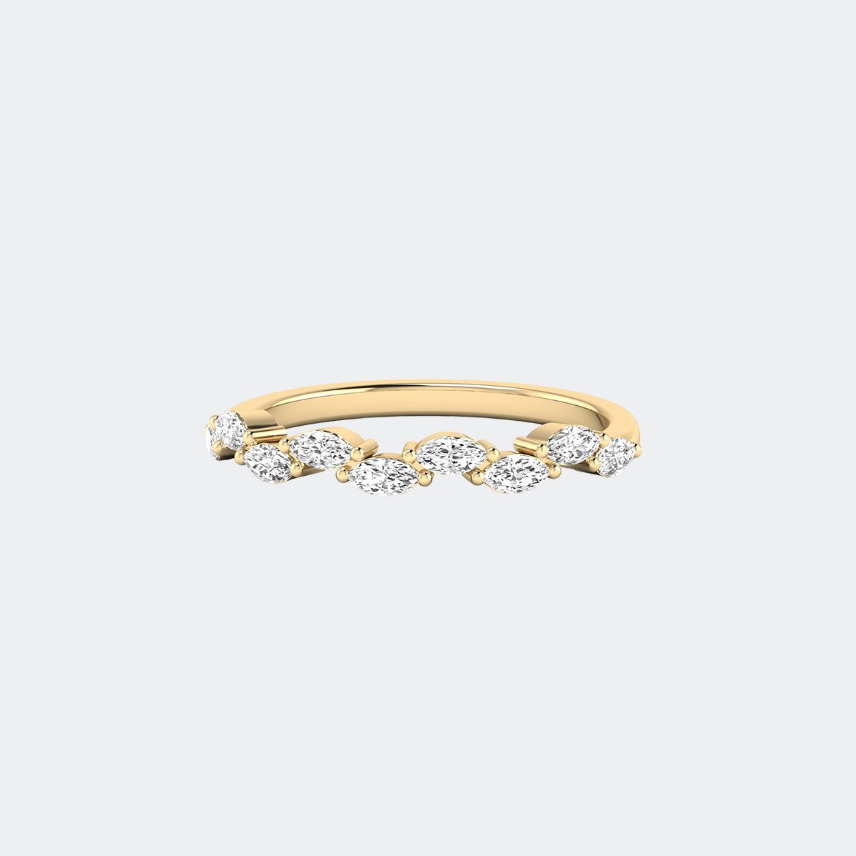 0.30CTW Marquise Stone Minimalist Diamond Ring