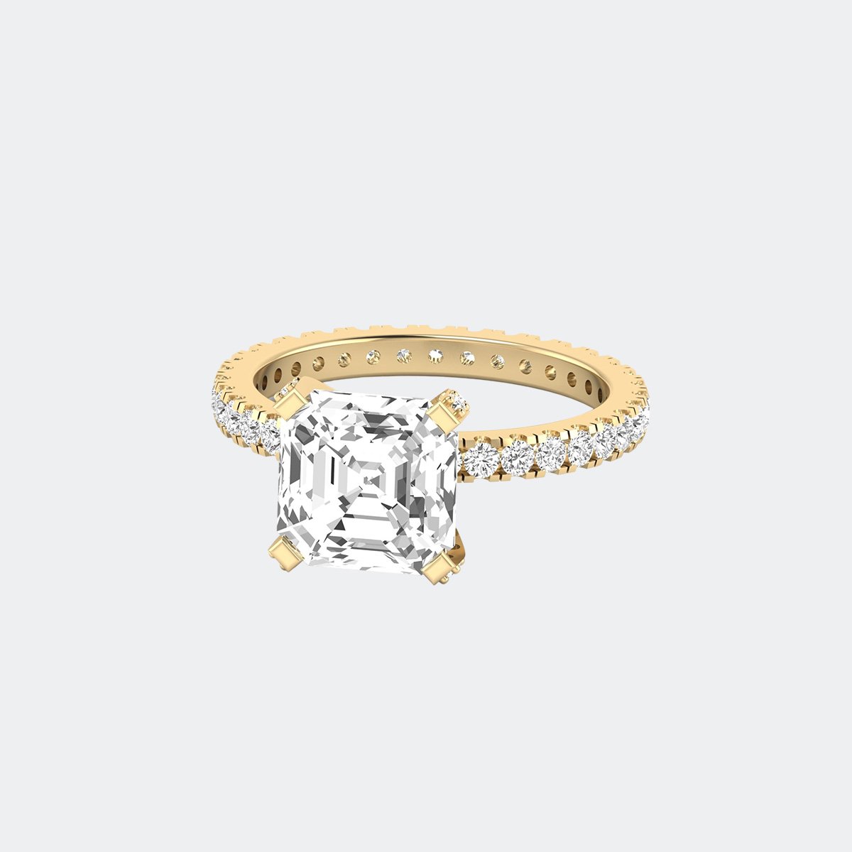 1.75CTW Radiant Prong & Pav? Full Eternity Ring