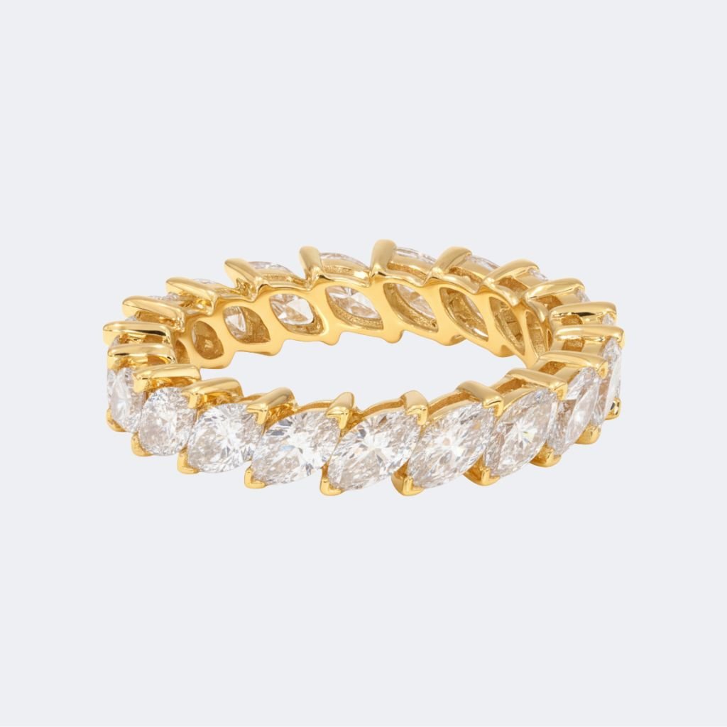 3.00CTW Marquise Prong Set Diamond Eternity Ring