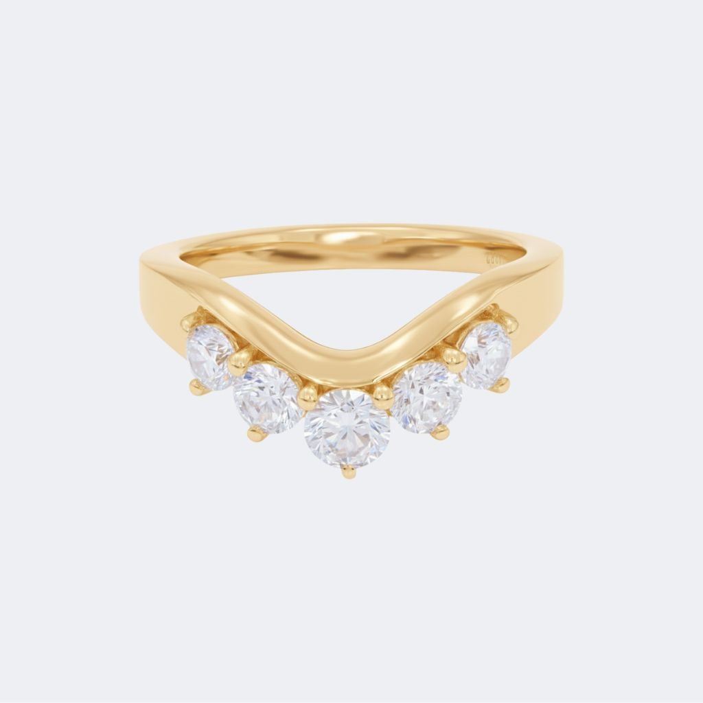 1.00CTW Round Prong Set Diamond Band Ring